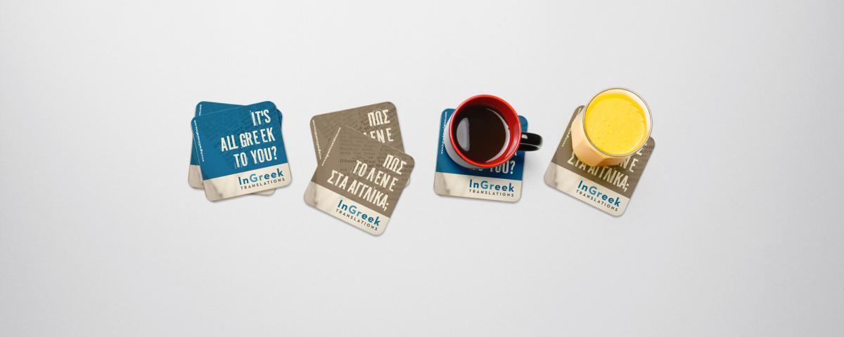 Enter to win a pair of InGreek coasters.